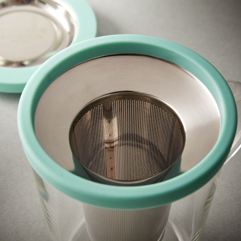 Fortnum's glass infuser travel mug (British brand)