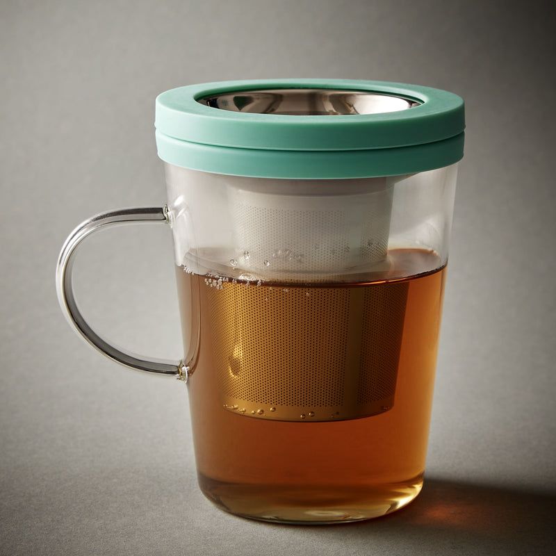 Fortnum's glass infuser travel mug (British brand)
