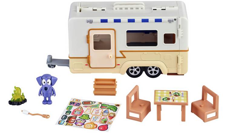 Bluey Campervan Playset 7-piece - British product