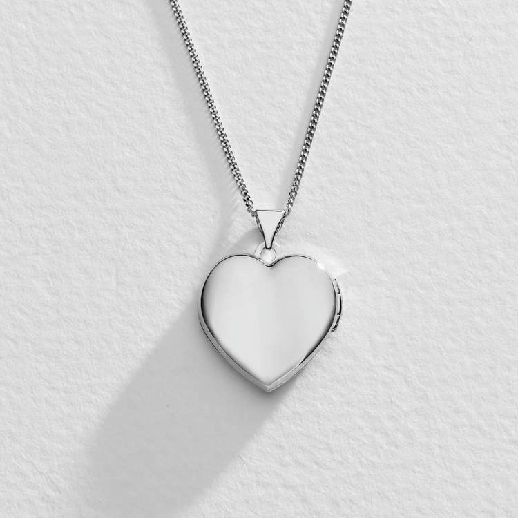 Moon & Back silver Mum locket necklace 18 inch (British brand)