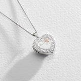Moon & Back silver Mum locket necklace 18 inch (British brand)