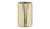 Habitat Gold Tone Wine Cooler steel fluted design, imported from the UK