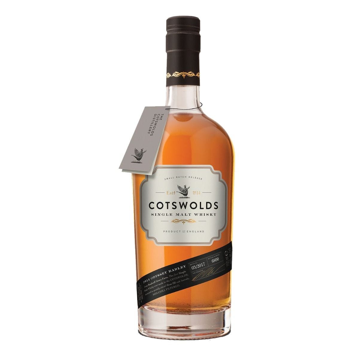 Cotswolds single malt whisky from England, UK version