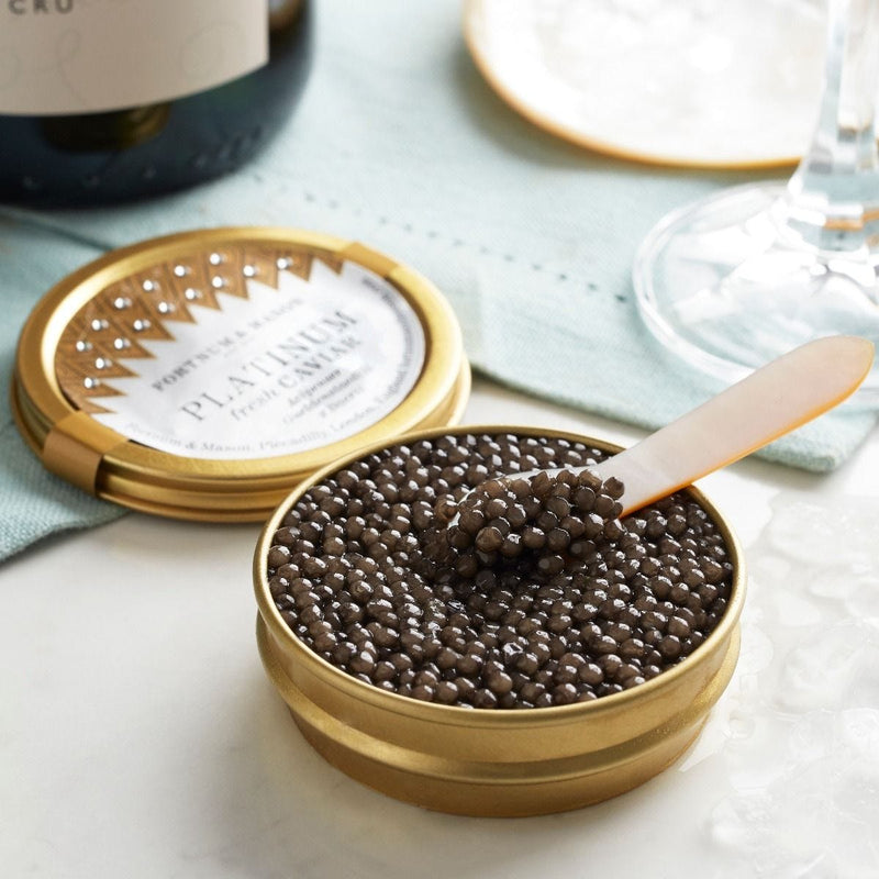 Platinum caviar 50g from Belgium, imported from the UK