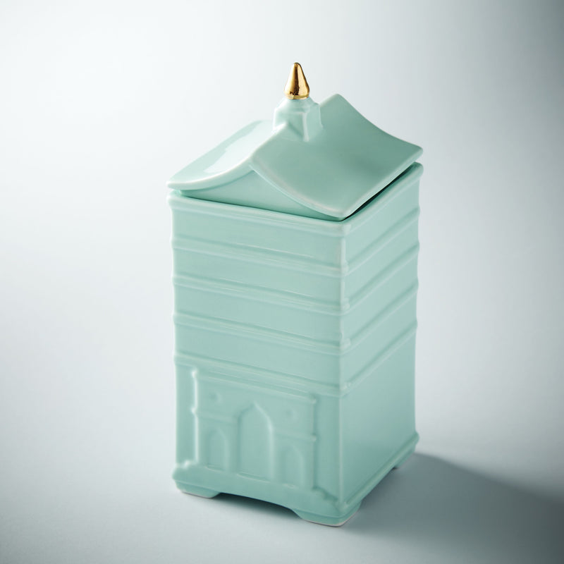 Fortnum's beehive honey pot in Eau De Nil - British product