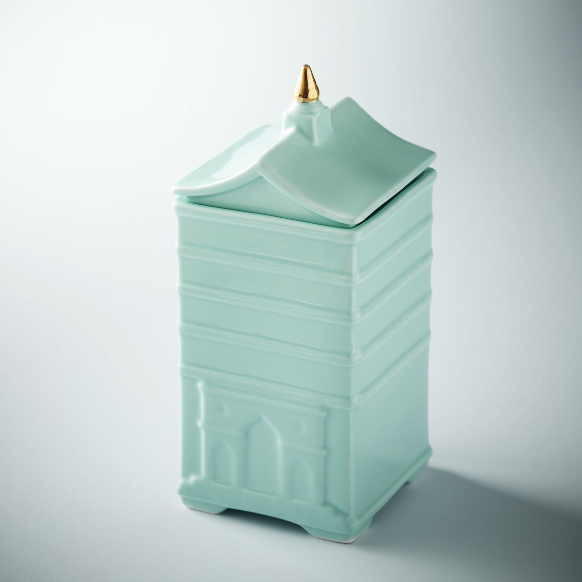 Fortnum's beehive honey pot in Eau De Nil - British product
