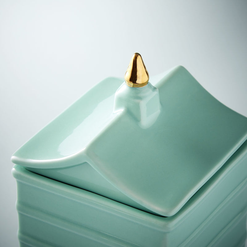 Fortnum's beehive honey pot in Eau De Nil - British product