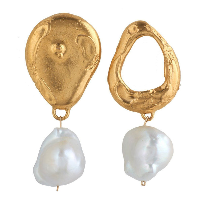 Alighieri Infernal Storm pearl drop earrings (British brand)