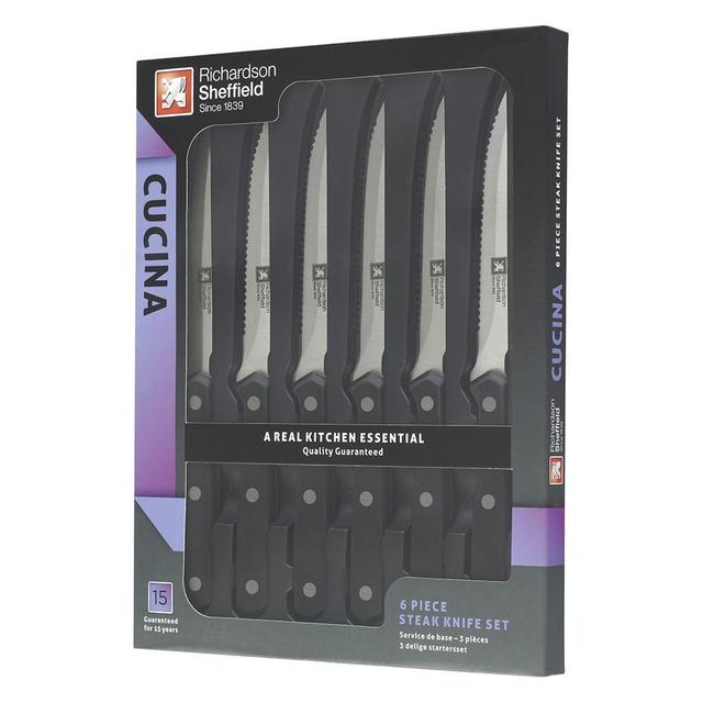 Richardson Sheffield Cucina Steak Knife Set   6 per pack GOODS M&S   