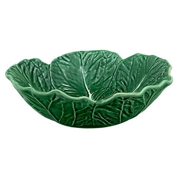 Bordallo Pinheiro large cabbage bowl earthenware, UK version
