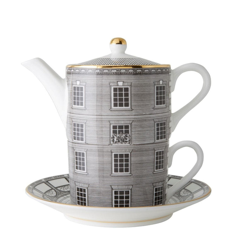 Fortnum's Building Tea for One teapot, fine bone china, UK version