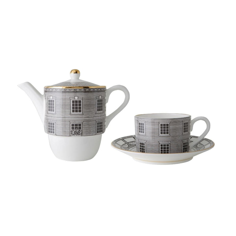 Fortnum's Building Tea for One teapot, fine bone china, UK version