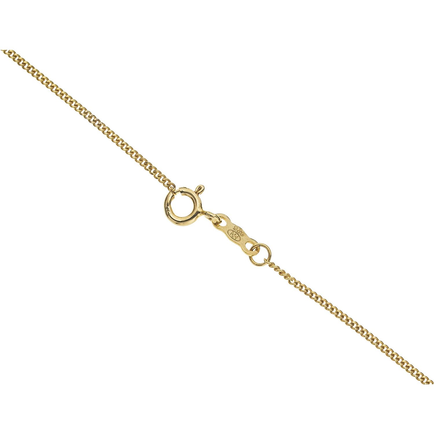 Revere gold plated heart pendant with cubic zirconias, imported from the UK