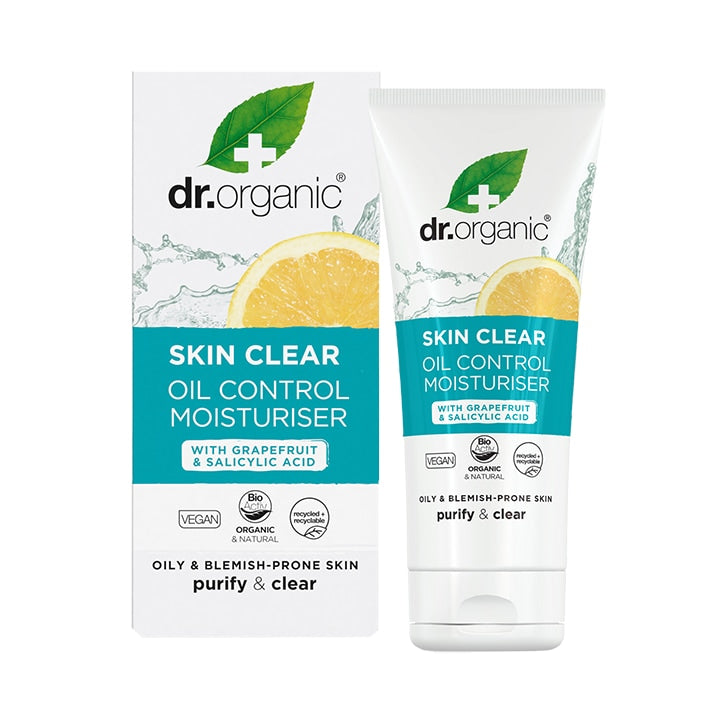 Dr Organic Skin Clear Oil Control Moisturiser 50ml Face Moisturiser Holland&Barrett   