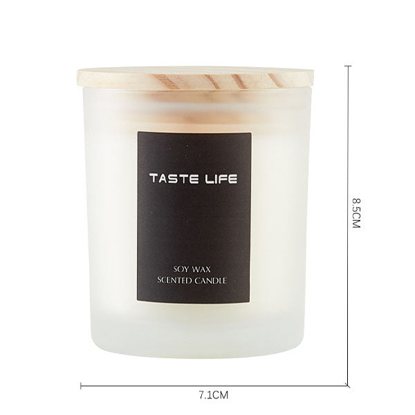 Livingandhome soy wax scented candle Juicy Refresh Lychee - British product