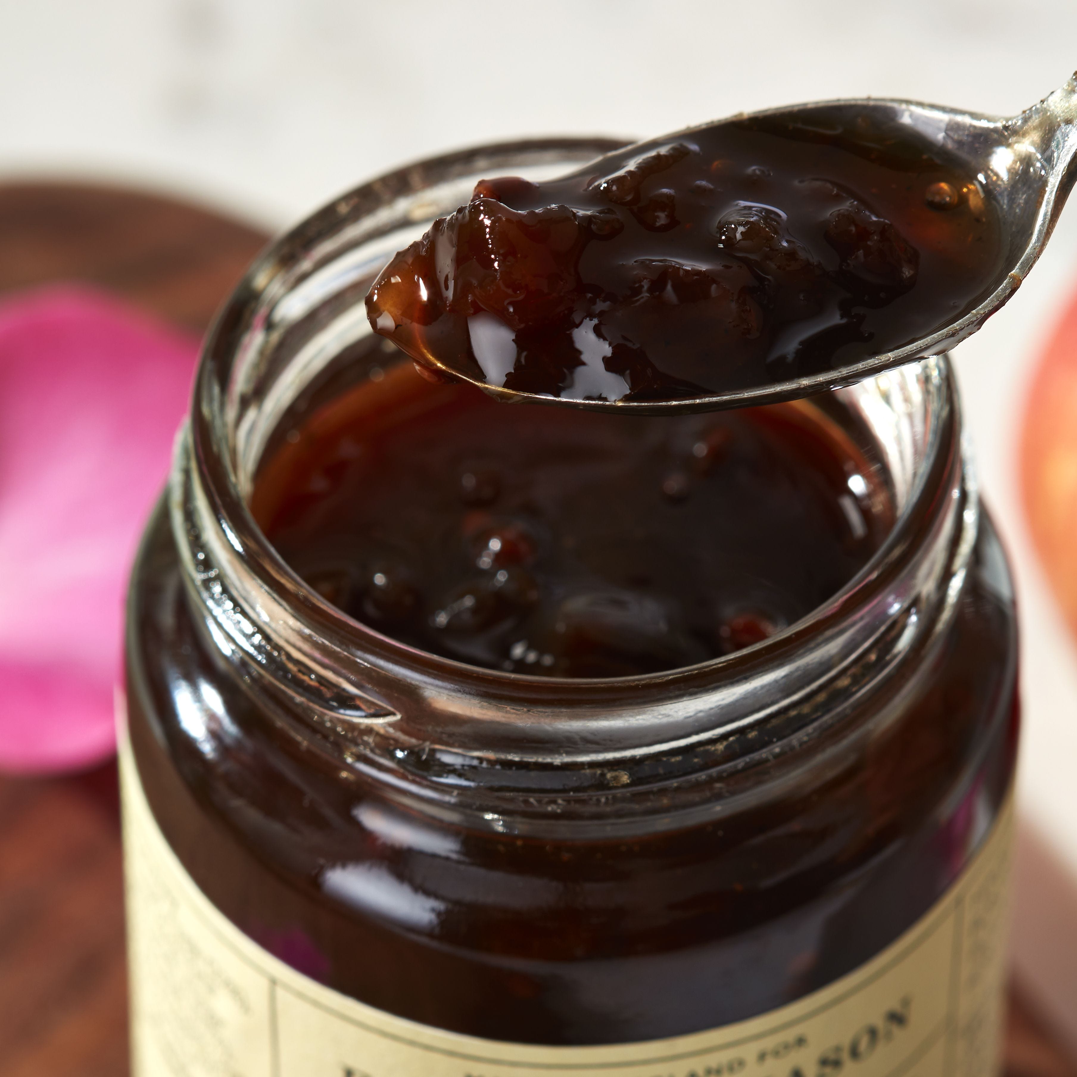 Rose petal chutney with pink peppercorns 250g, UK version