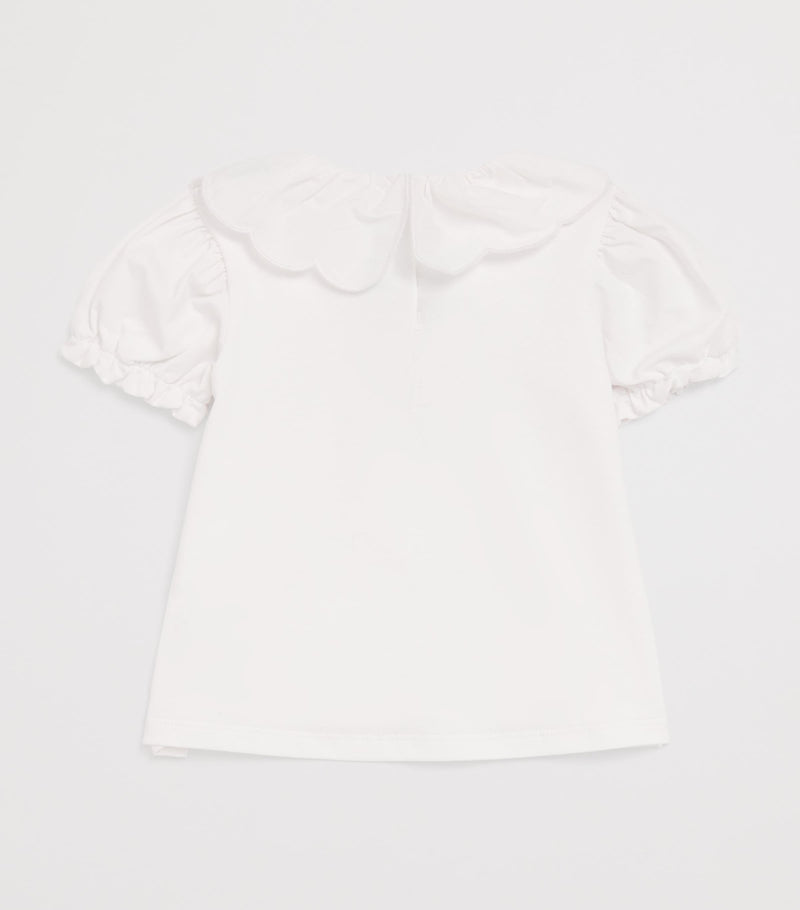 Tartine et Chocolat children's floral embroidered blouse (British brand)