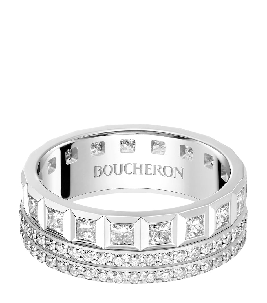 Boucheron Quatre Radiant Edition wedding ring 6.5mm (British brand)