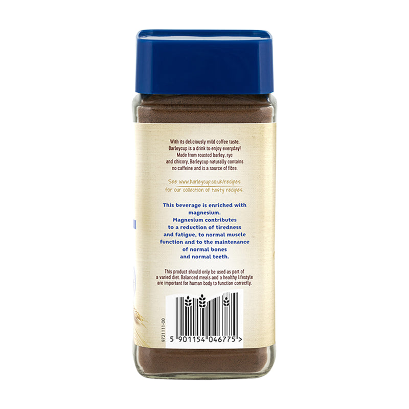Barleycup Magnesium Coffee Alternative Cereal Drink 100g - British product