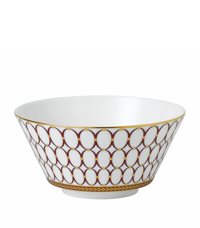 Wedgwood Renaissance Red cereal bowl 15cm (British brand)