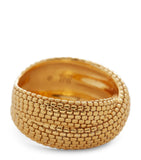 Monica Vinader gold vermeil crossover ring - British product