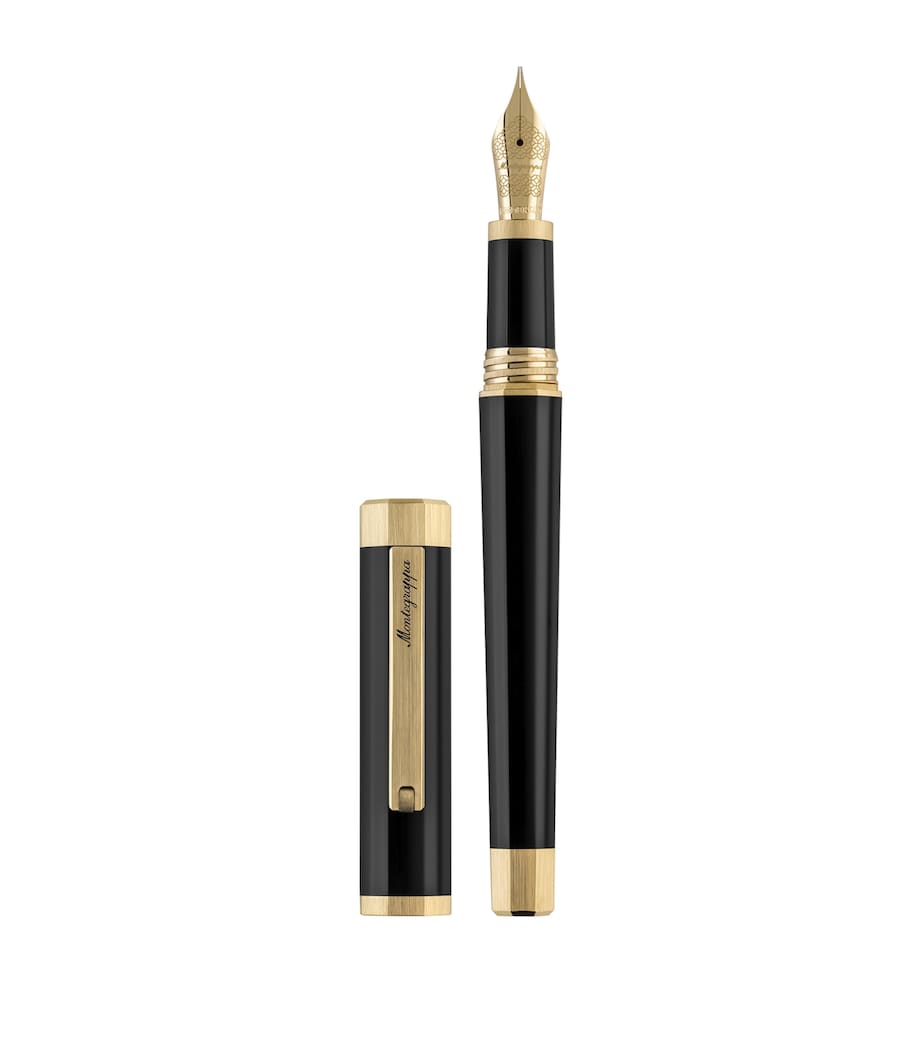 Montegrappa yellow gold-trim Otto fountain pen, imported from the UK