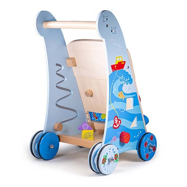 Bigjigs Toys Wooden Marine Activity Walker GOODS Superdrug   