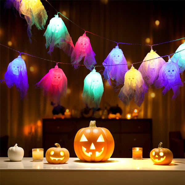 Livingandhome Halloween skull string light 3m 20 LED, UK version