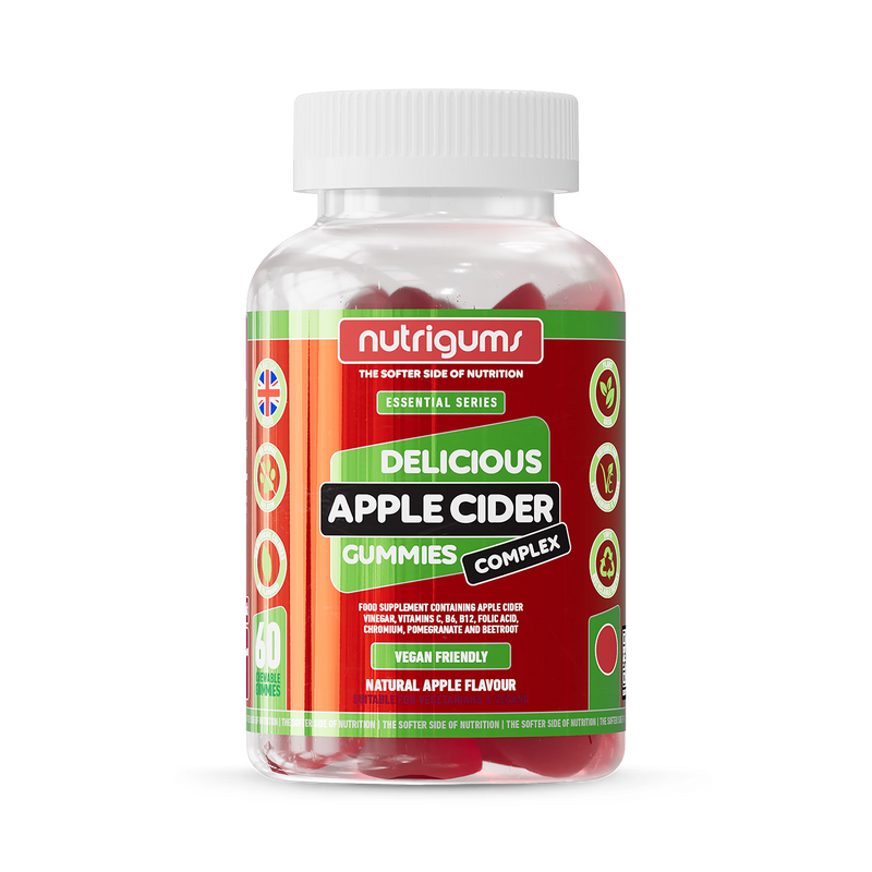 Nutrigums apple cider complex gummies 60 count (British brand)