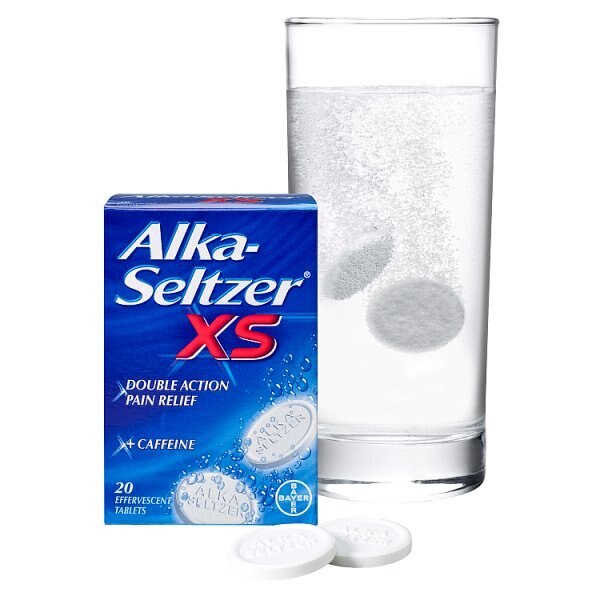 Alka Seltzer Antacid XS Effervescent Pain Relief 20 Tablets GOODS Superdrug   