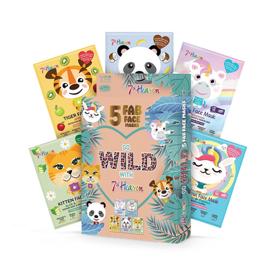 Holland & Barrett 7th Heaven Go Wild Multipack 5 Sheet Face Masks- Buy online at McGrocer