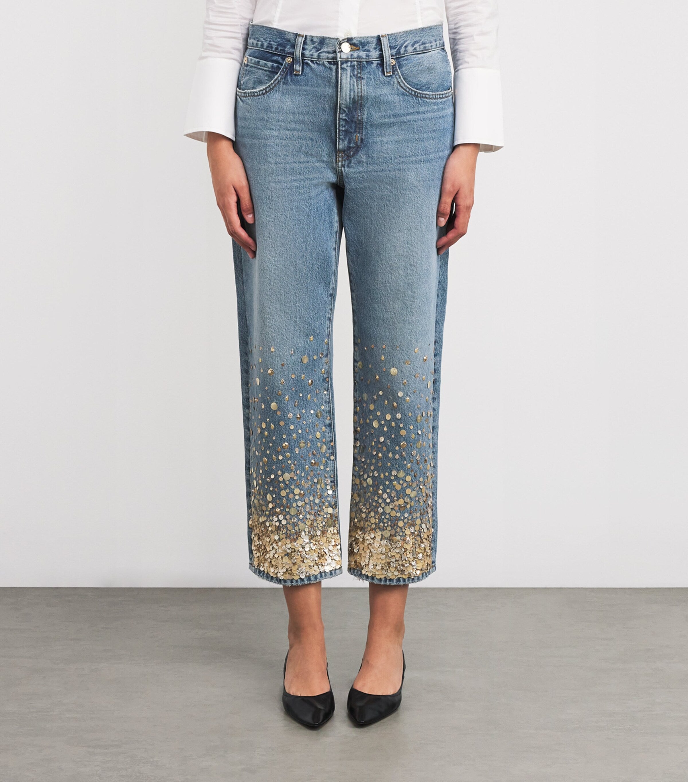 FRAME The Champagne Jeans mezclilla premium - Producto británico