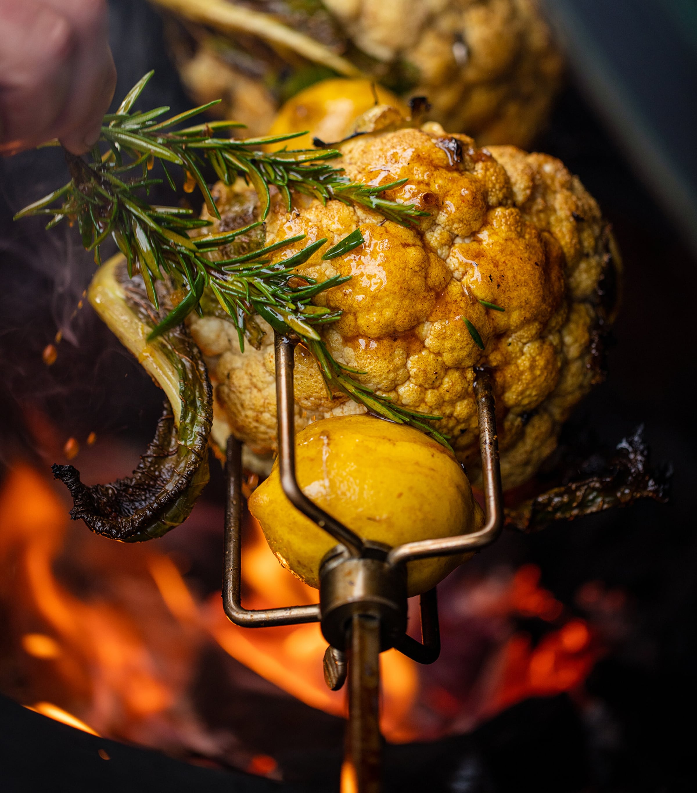 Big Green Egg XL rotisserie - British product
