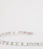 Suzanne Kalan white gold diamond thin bold bangle - British product