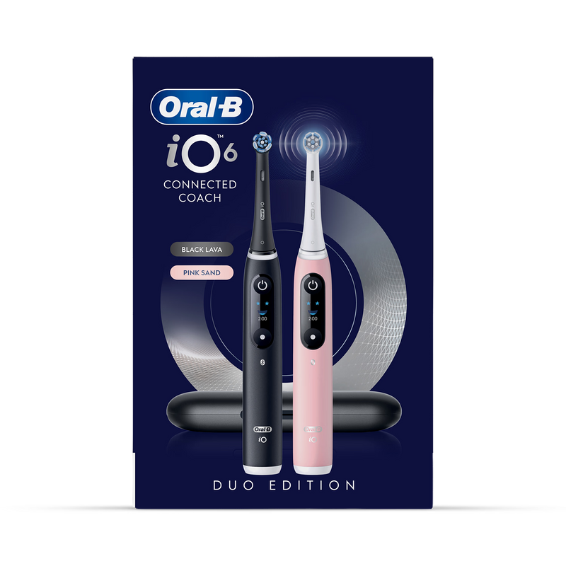 Oral-B iO 6 electric toothbrush 2-pack (British brand)