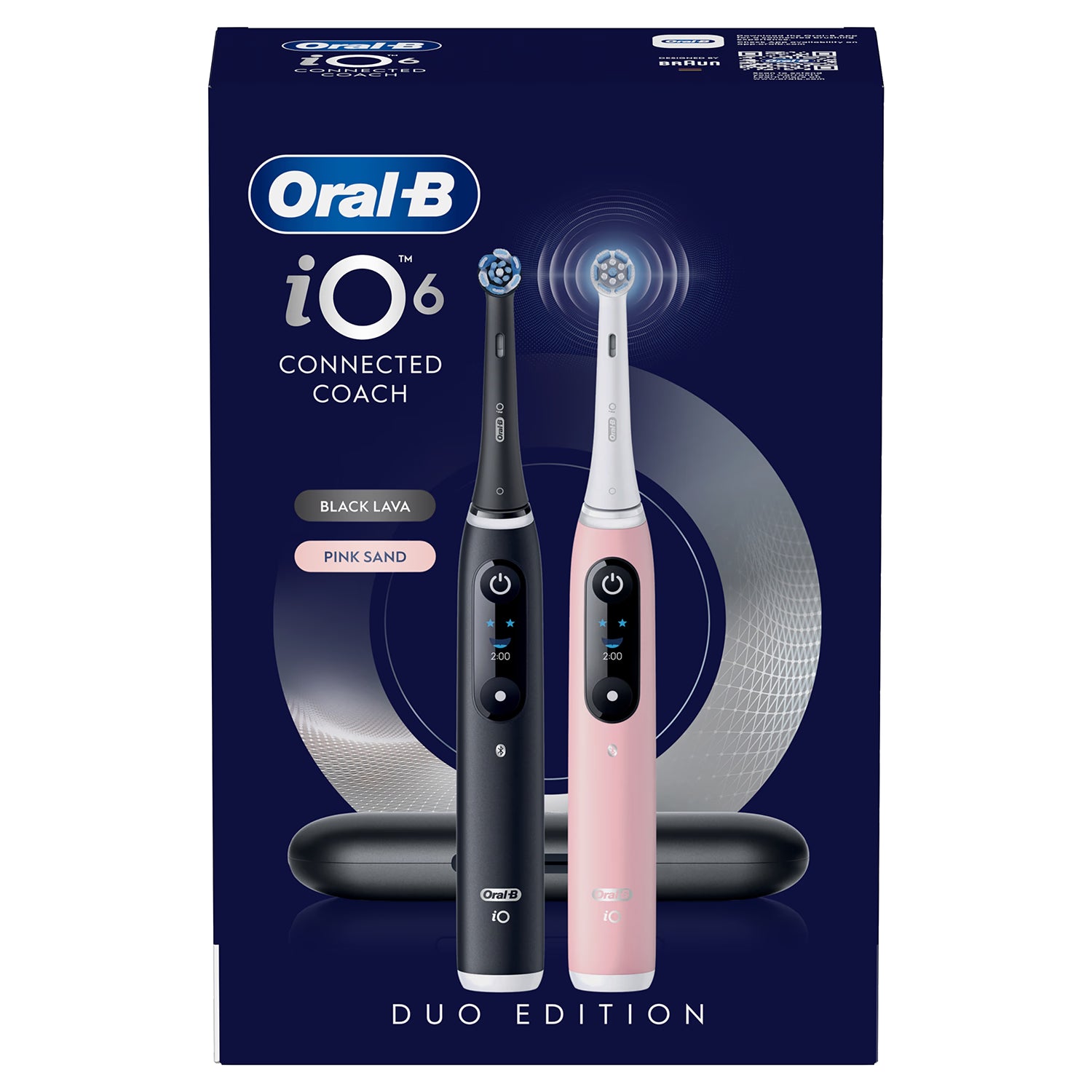 Oral-B iO 6 electric toothbrush 2-pack (British brand)