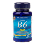 Holland & Barrett Vitamin B6 100 Tablets 50mg Vitamin B Holland&Barrett   