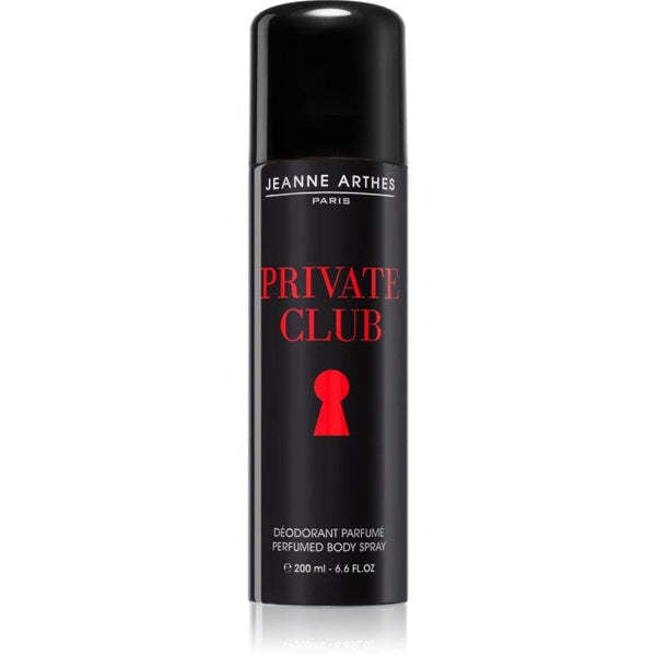 Jeanne Arthes Private Club body spray 200ml, imported from the UK