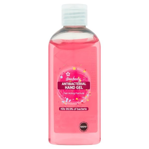 Superdrug Strawberry Sanitizer Hand Gel 100ml GOODS Superdrug   