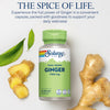 Solaray ginger root 1100mg 100 capsules, imported from the UK