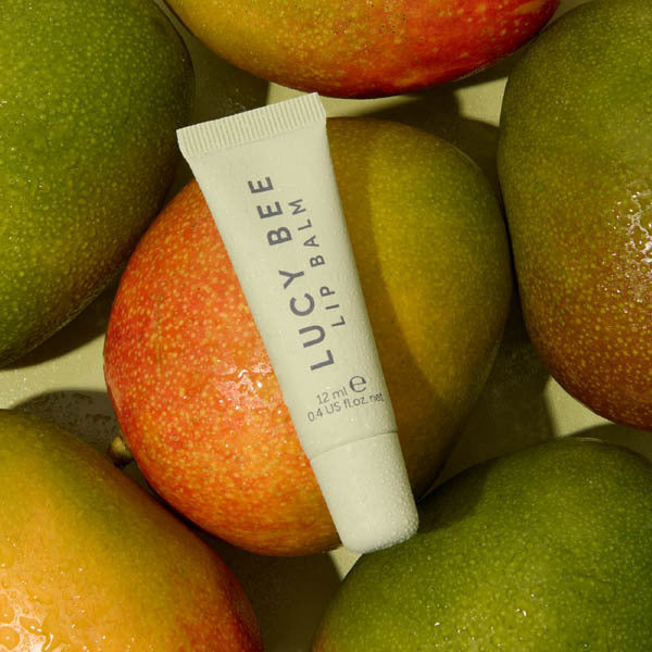 Lucy Bee hydrating lip balm duo clear and tinted, UK version