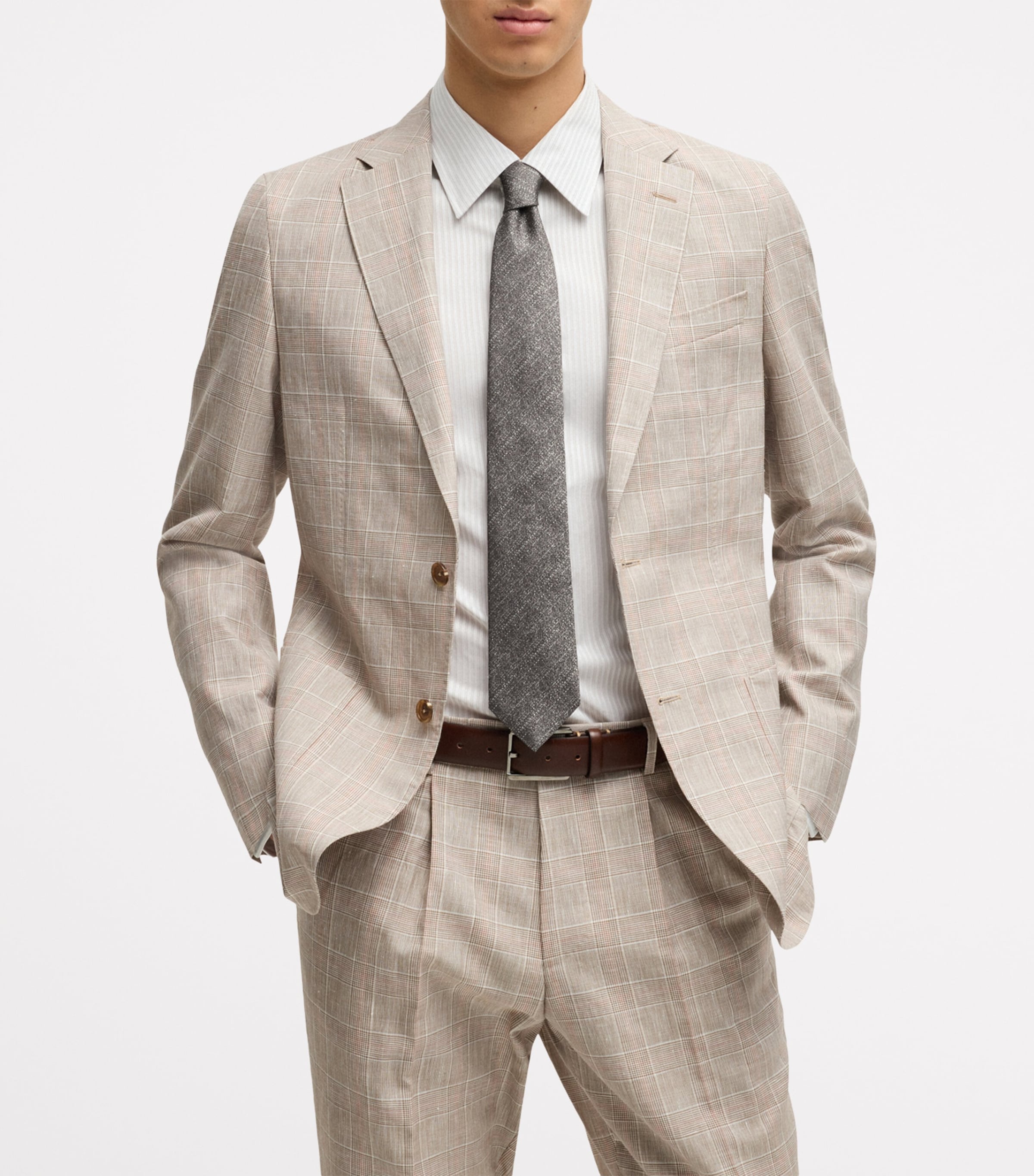 Boss Silk Mouliné Necktie - British product