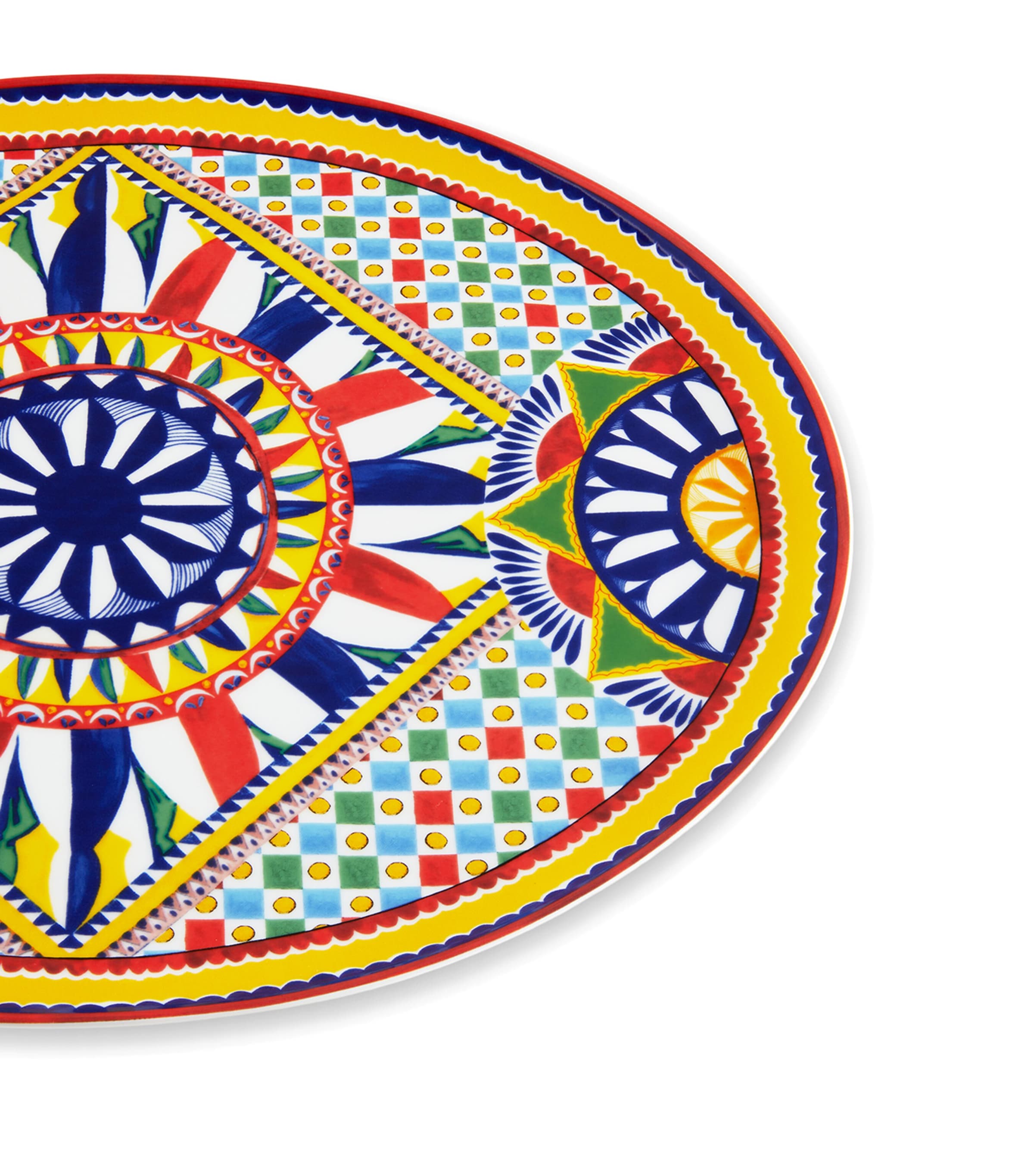 Dolce&Gabbana Casa Carretto serving plate 45.5cm - British product