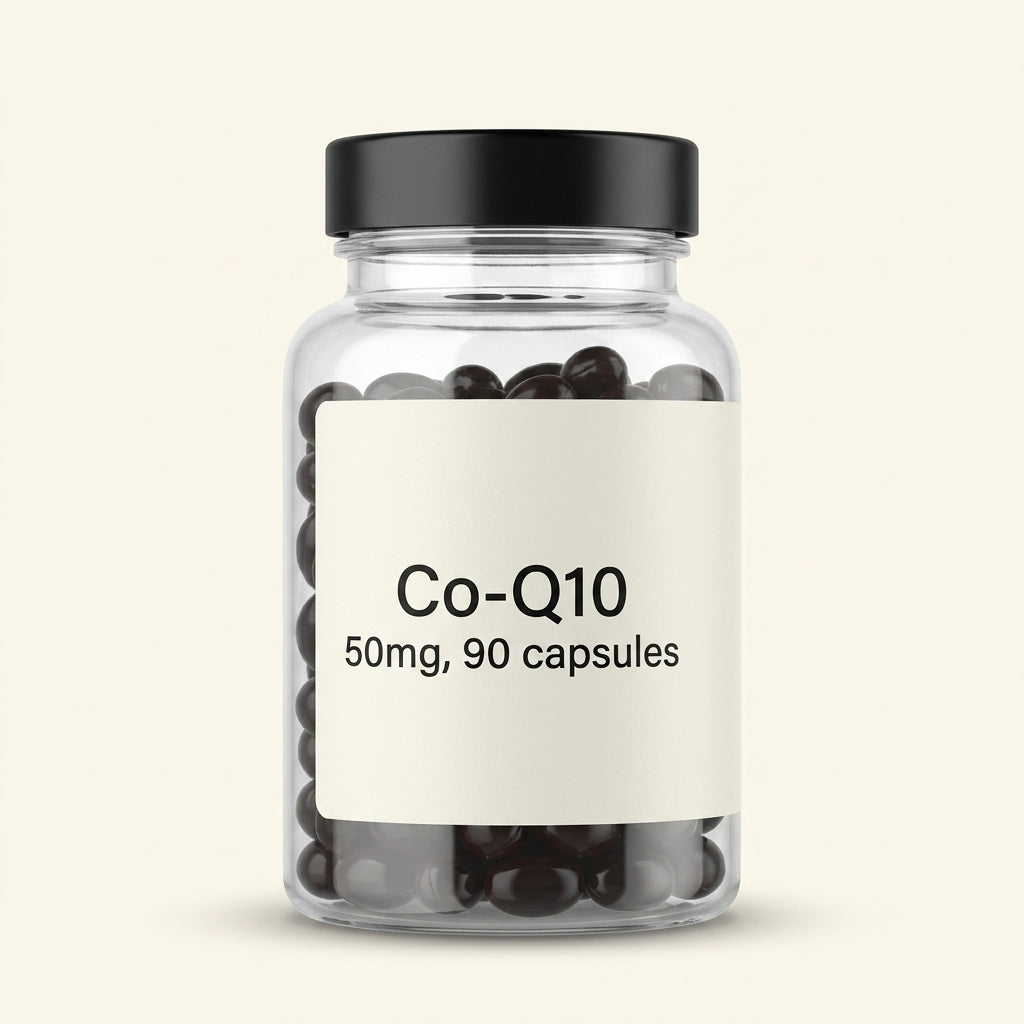 Holland & Barrett Co-Q10 50mg 90 capsules, imported from the UK