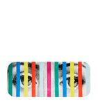 Fornasetti Striped Face Rectangular wooden tray 25cm x 60cm - British product