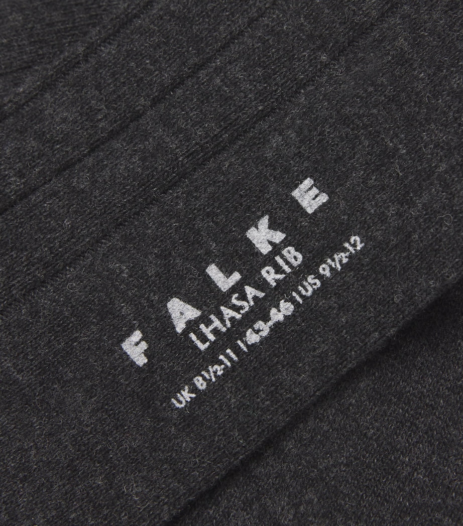 Falke wool-cashmere blend Lhasa ribbed socks, UK version