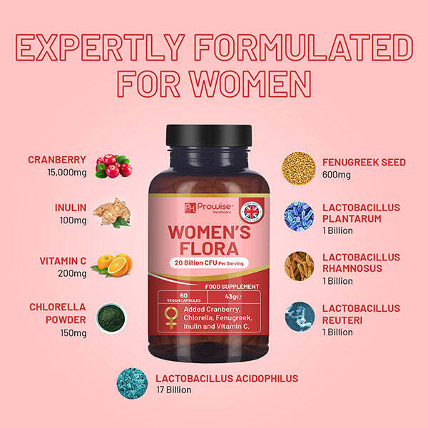 Prowise Women's Flora 60 capsules (British brand)