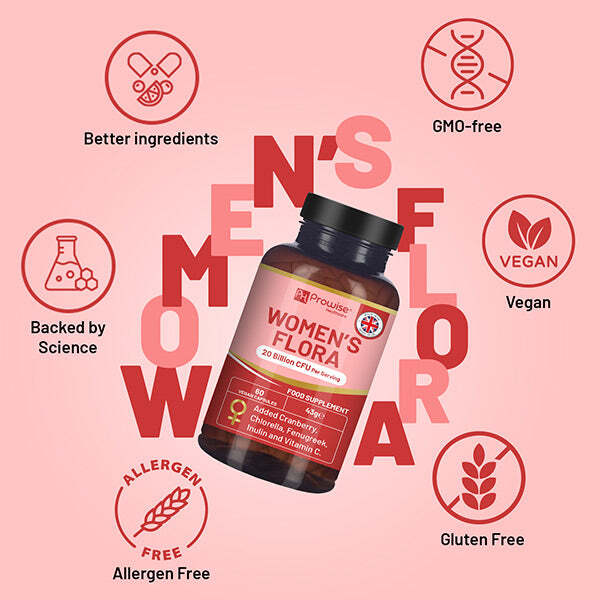 Prowise Women's Flora 60 capsules (British brand)