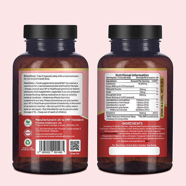 Prowise Women's Flora 60 capsules (British brand)