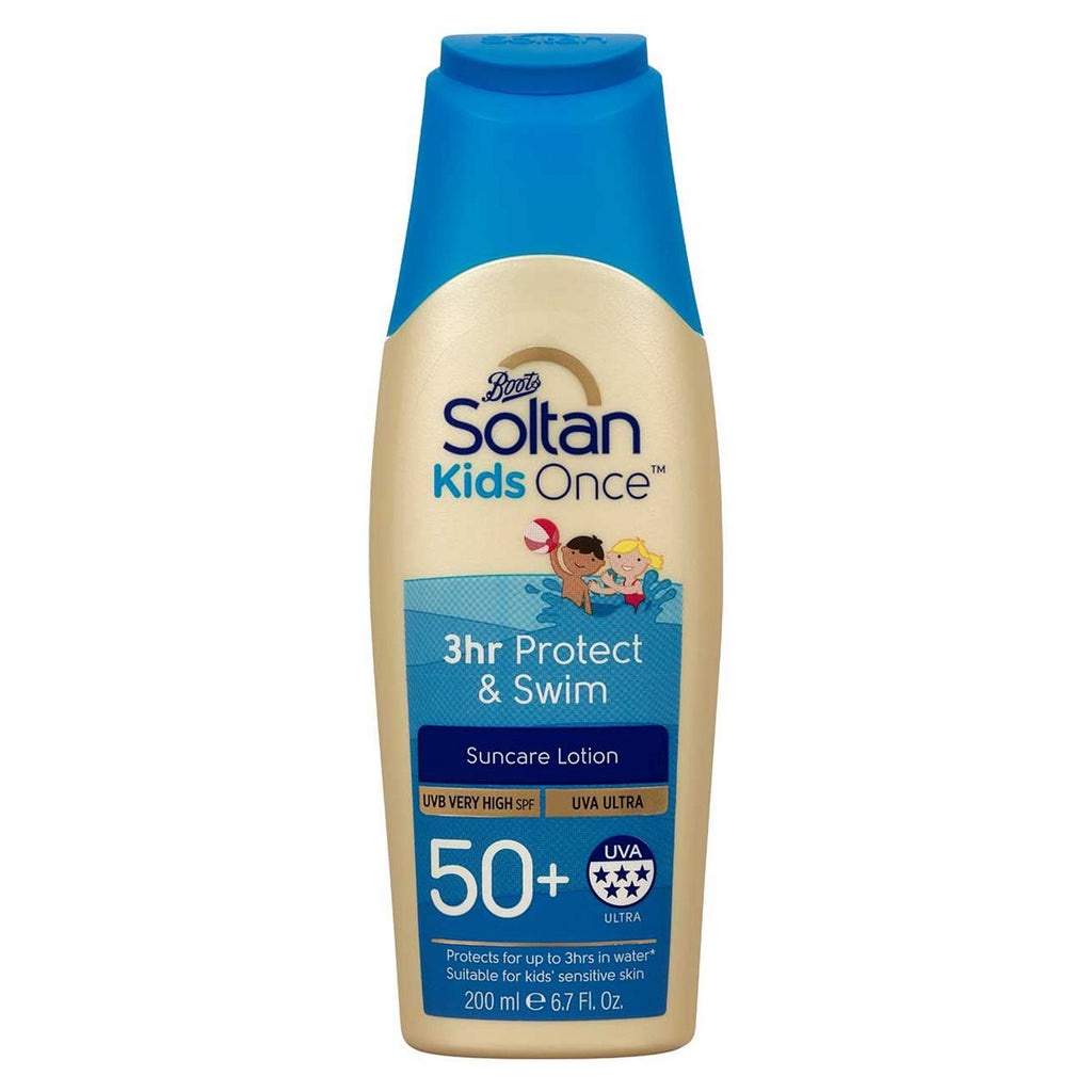 Soltan Kids Once 3hr Waterplay Lotion SPF50+ 200ml